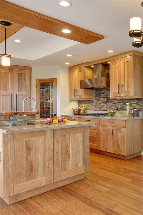 light wood cabinets stainless steel kitchen countertops|lightweight wood cabinets kitchen.